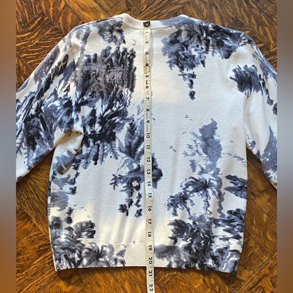 Desigual Gray & White Abstract Sweater - Size S - Picture 8 of 13